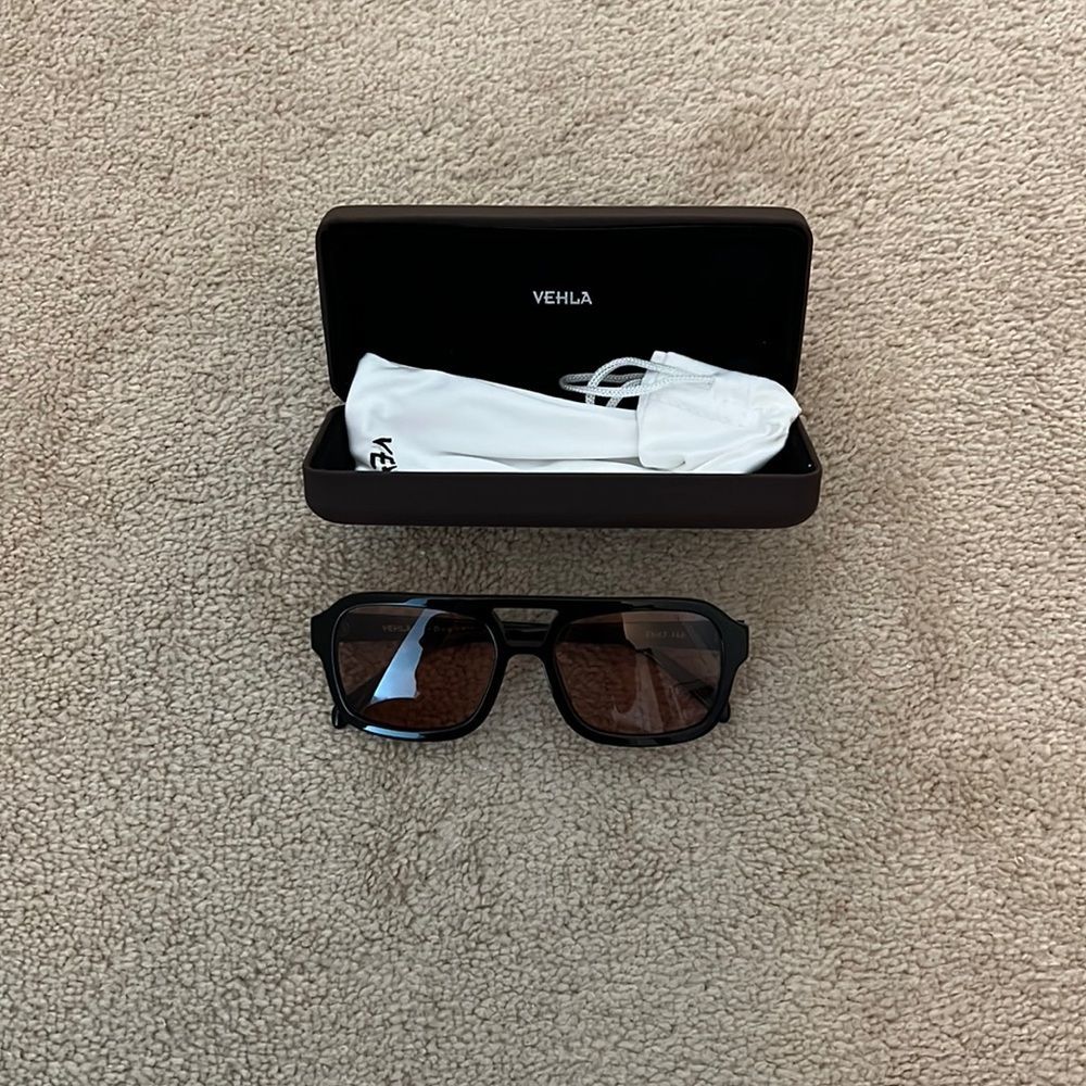 vehla Sunglasses Brown/Black NEW